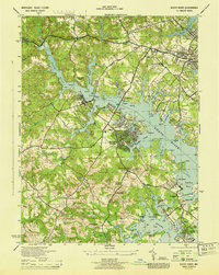 1944 Map of South River, Anne Arundel County, MD — High-Res | Pastmaps